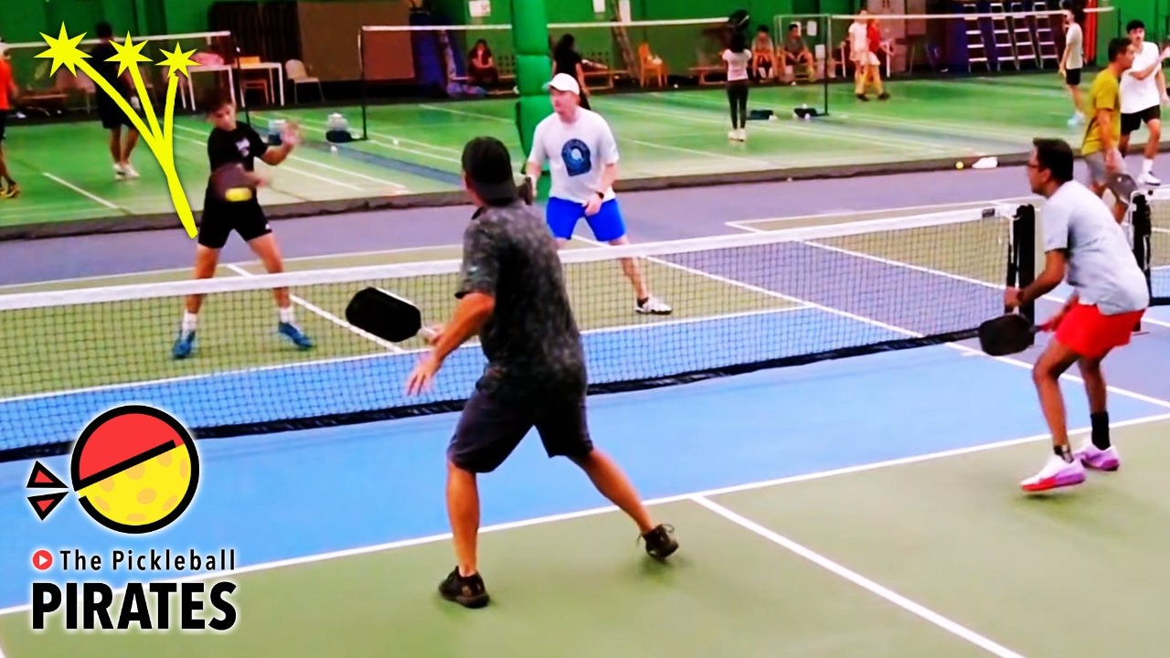 Watch Rising Star Ethan CRUSHES the Competition in 4.5+ Men's Doubles!