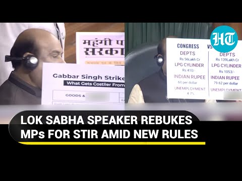 Om Birla schools MPs over rule book amid ruckus in Lok Sabha; Rajya Sabha too witnessed ruckus