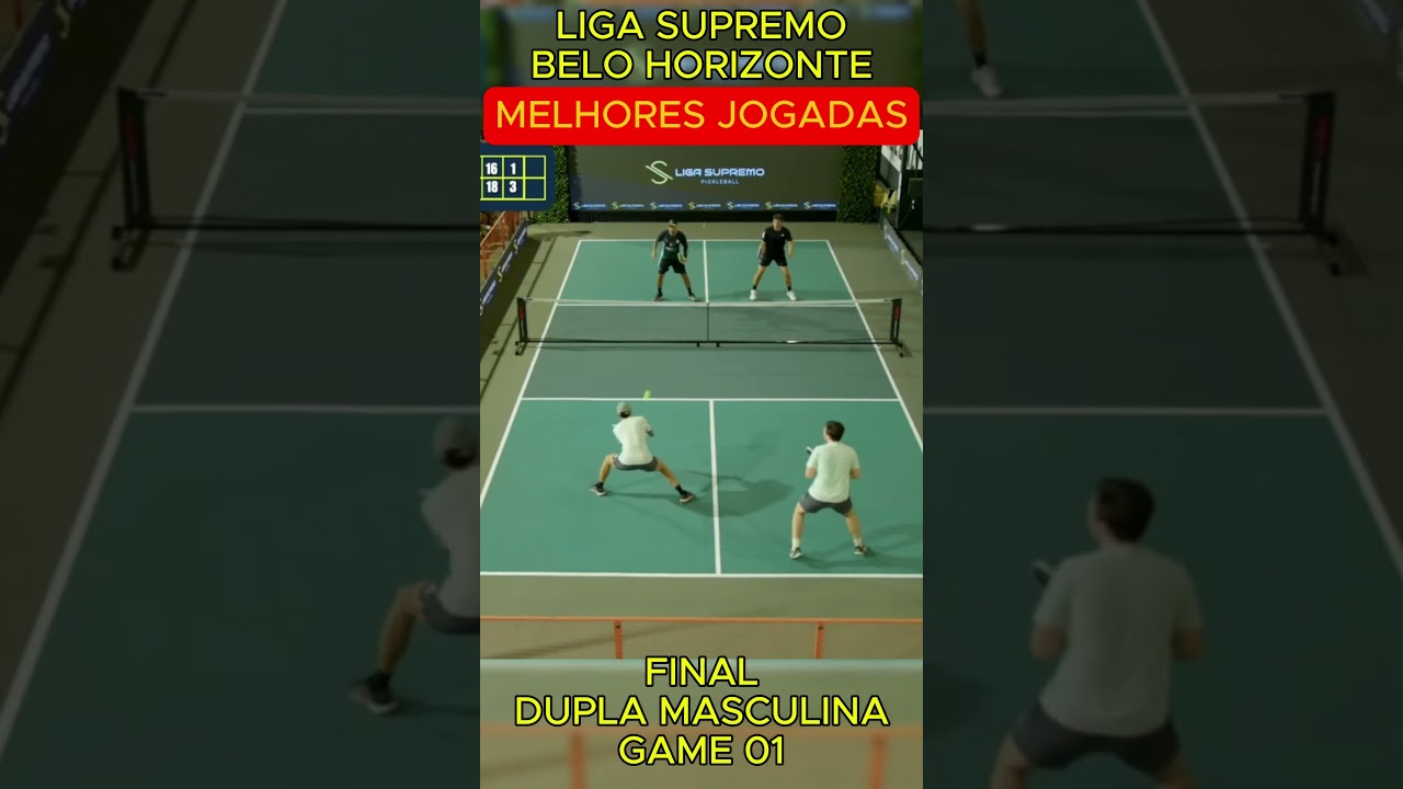 FINAL DUPLA MASCULINA ETAPA LIGA SUPREMO DE PICKLEBALL BELO HORIZONTE (GAME 02)