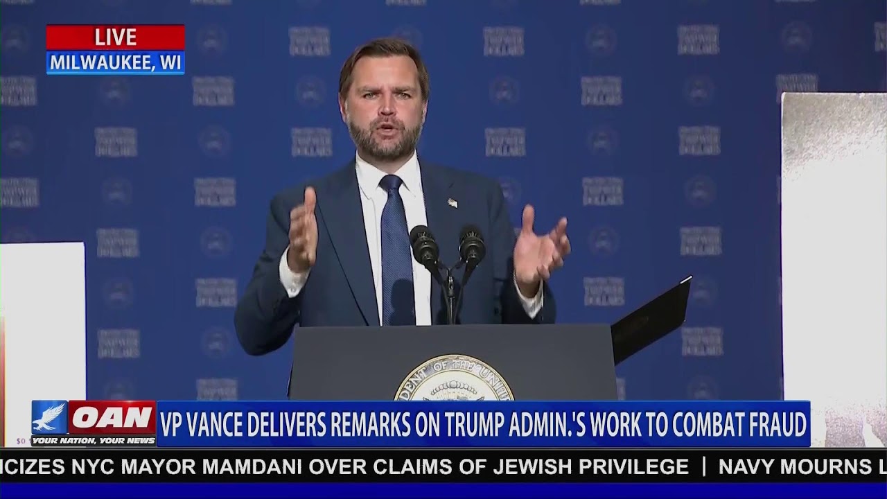 LIVE: VP VANCE SPEAKS ON FRAUD