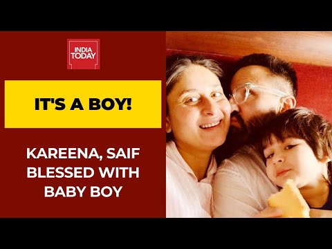 It's a boy! Kareena Kapoor and Saif Ali Khan welcome second child It's a boy! Kareena Kapoor and Saif Ali Khan welcome second child