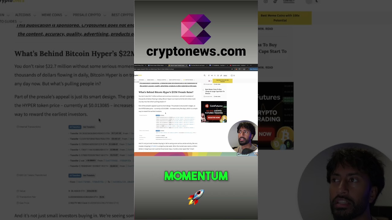 Bitcoin Hyper: $23M Presale & Bitcoin's Next Level Unleashed! shorts