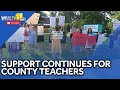 Support of teachers who were promised raises continues