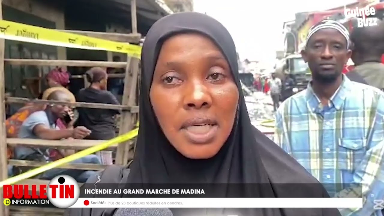 Incendie au grand marché Madina : Aïcha Sylla perd tout