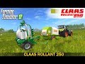 Claas Rollant 250 With Bale Wrapper Arm v1.0