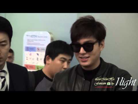 Lee Min Ho 20141025 Incheon Airport 중국 출국
