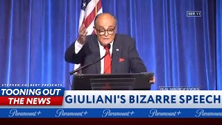 Rudy Giuliani's bizarre, drunken speech
