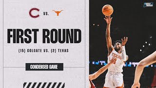 Texas vs. Colgate - First Round NCAA tournament extended highlights