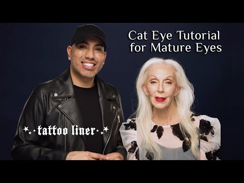 How to Apply Eyeliner on a Mature Eye using Tattoo Liner from KVD Vegan Beauty