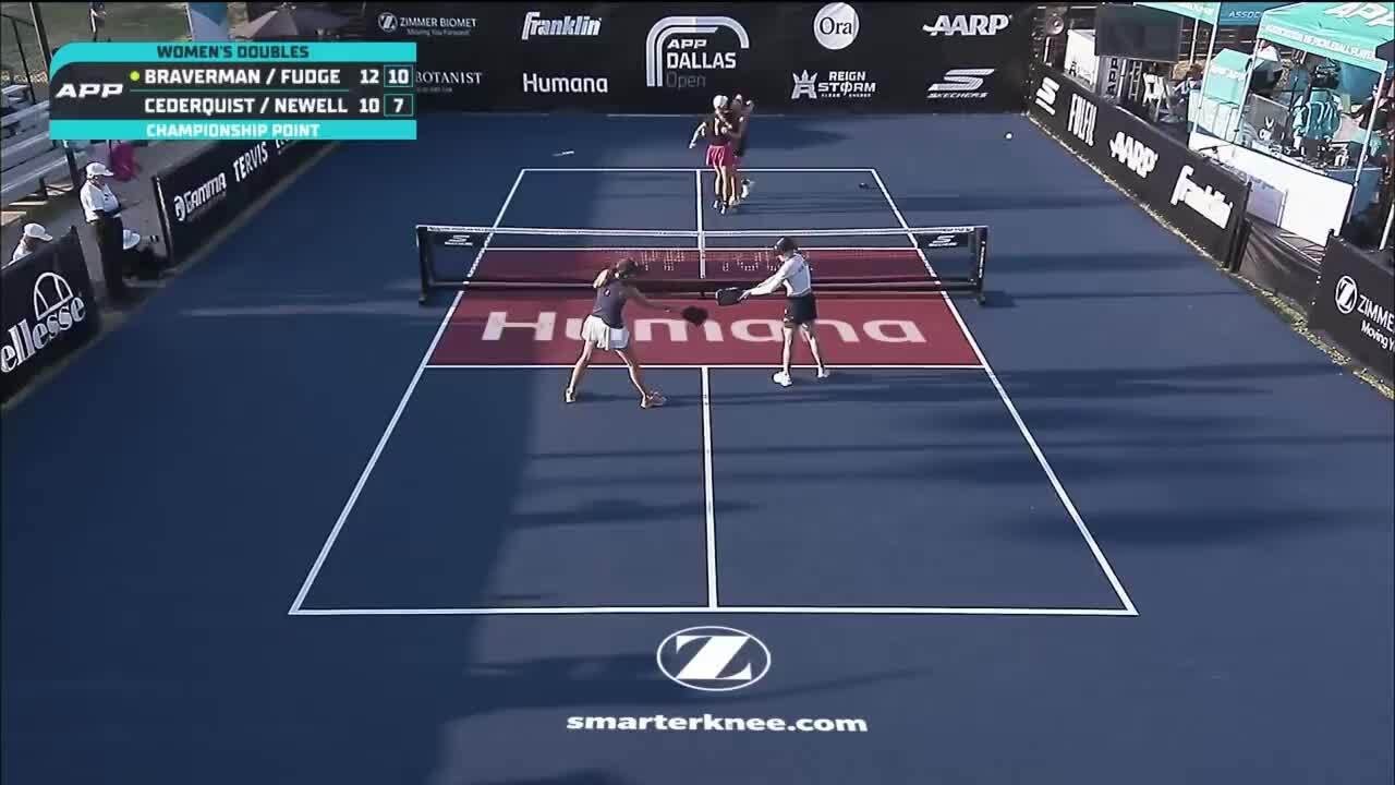 Cederquist/Newell vs Fudge/Braverman | Match Point | APP Dallas Open