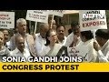 Sonia Gandhi Leads Opposition Protest Over Rafale Deal Outside Parliament