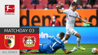 Two Own-Goals in 15 Minutes | FC Augsburg — Leverkusen 1-4 | All Goals | MD 3 – Bundesliga 2021/22