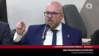 Professor Cleiton destaca a contribuição do Sinfazfisco-MG na divulgação dos números do caixa de MG