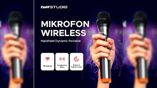 Pratinjau video produk TaffSTUDIO Mikrofon Karaoke Wireless Handheld Dynamic Portable - MC-1200