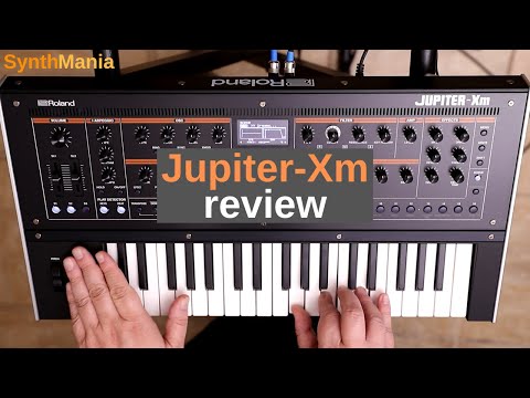 video Roland JUPITER-Xm Portable Synthesizer