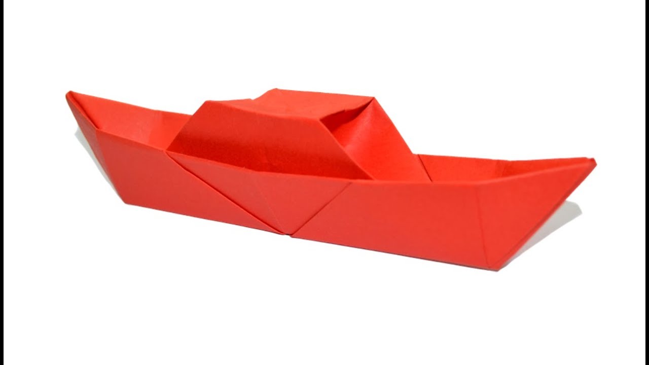 Barco de papel fácil