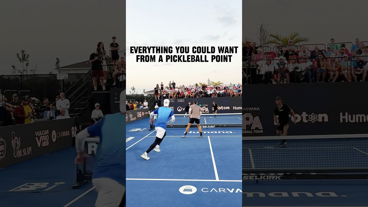 Everything you could want from a pickleball point.