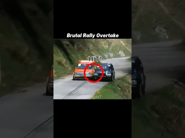 Dirty Overtake in Intense Rally Battle!