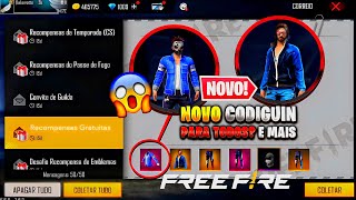 URGENTE! COMO PEGAR NOVO CÓDIGO UNIVERSAL DO FREE FIRE 2023! 