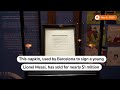 Napkin used to sign a young Messi sells for nearly $1 million | REUTERS