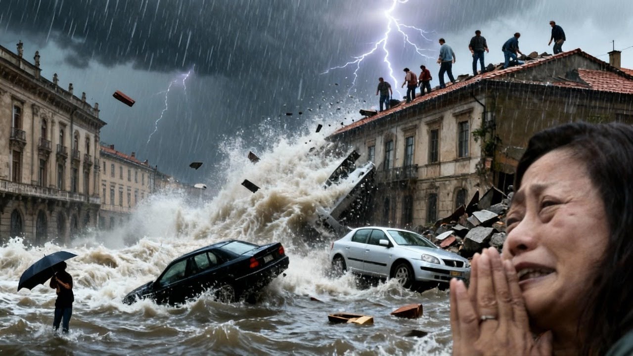 Top 35 minutes of natural disasters caught on camera. Most flood in history.