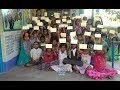 Students write letters to Parents to build toilet at Homes in Prakasam district