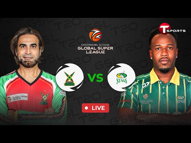 LIVE | Guyana Amazon Warriors vs Central Stags, 4th Match | Global Super League, 2025 | T Sports