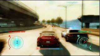 NFSUC introduction scene with gameplay