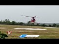 CM Revanth Reddy Reached Bhadrachalam In Helicopter | Indiramma House Scheme Launch | V6 News  - 01:44 min - News - Video