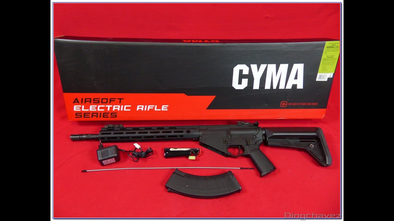 Airsoft - Cyma CM650B shooting tests
