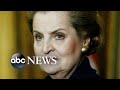 Honoring Madeleine Albright, 1st woman to serve as secretary of state