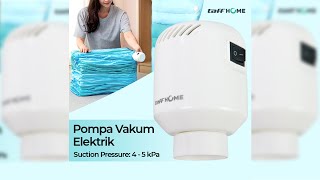 Pratinjau video produk TaffHOME Pompa Vakum Baju Elektrik Vacuum Bag Pump EU 4-5 kPa 55W - GR-204