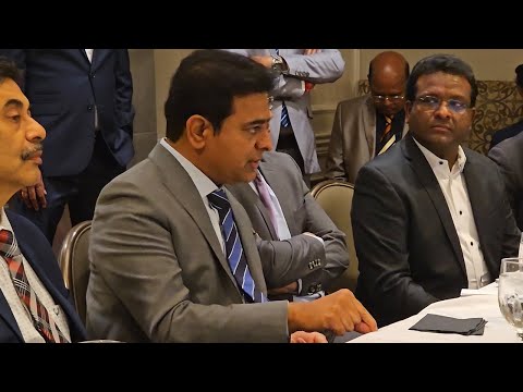Minister KTR met with NRI CEO's of IT companies at Washington DC, USA