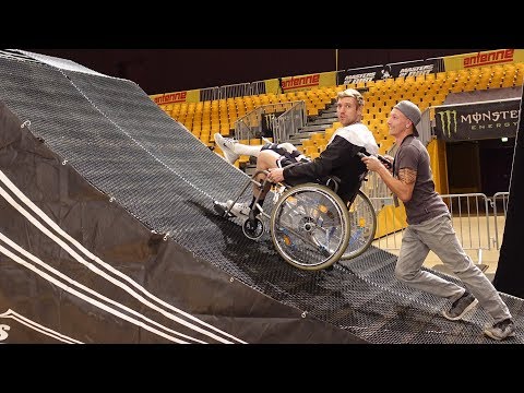 Adolf keeps stealing my wheelchair | Masters of Dirt Graz Day 1