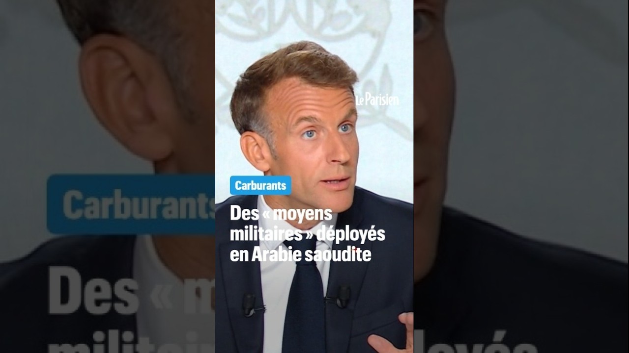 Macron annonce l'envoi de soldats français en Arabie Saoudite