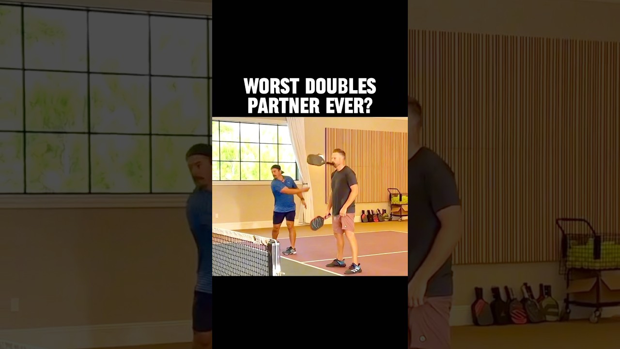 Worst doubles pickleball partner ever?