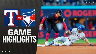 Rangers vs. Blue Jays Game Highlights (8/15/25) | MLB Highlights