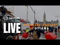 LIVE: View of truckers protest in Canadas capital Ottawa