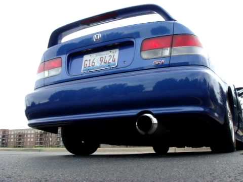 2000 Honda civic si cat back exhaust #1
