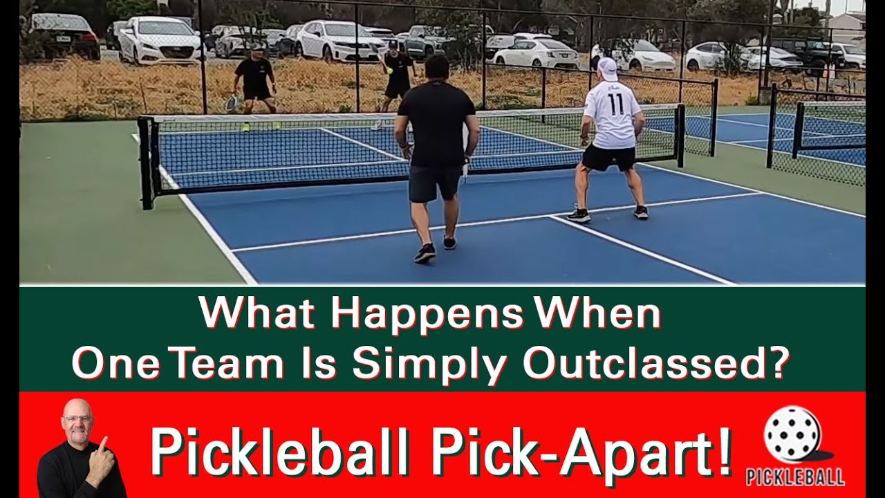 Pickleball Talent Gap! Sometimes One Team Is Just Better! And, It's Quite Obvious!