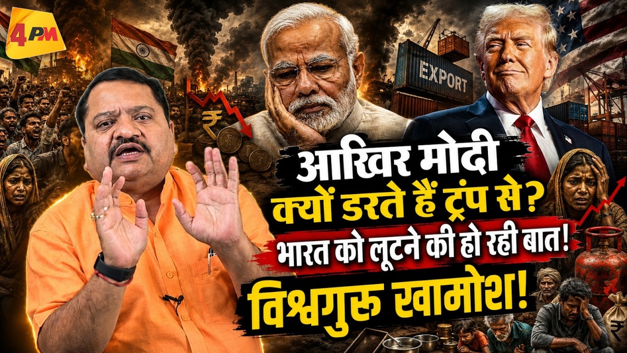 भारत की इज्जत दांव पर, मोदी खामोश क्यों? Modi || Trump