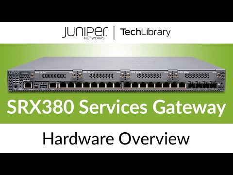 SRX380 Services Gateway Hardware Overview