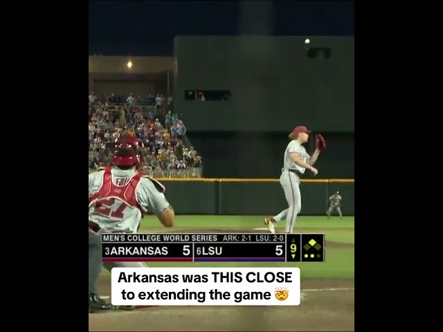 This missed opportunity by Arkansas 😩