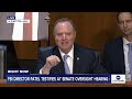 Kash Patel and Adam Schiff spar at Senate oversight hearing  - 12:13 min - News - Video