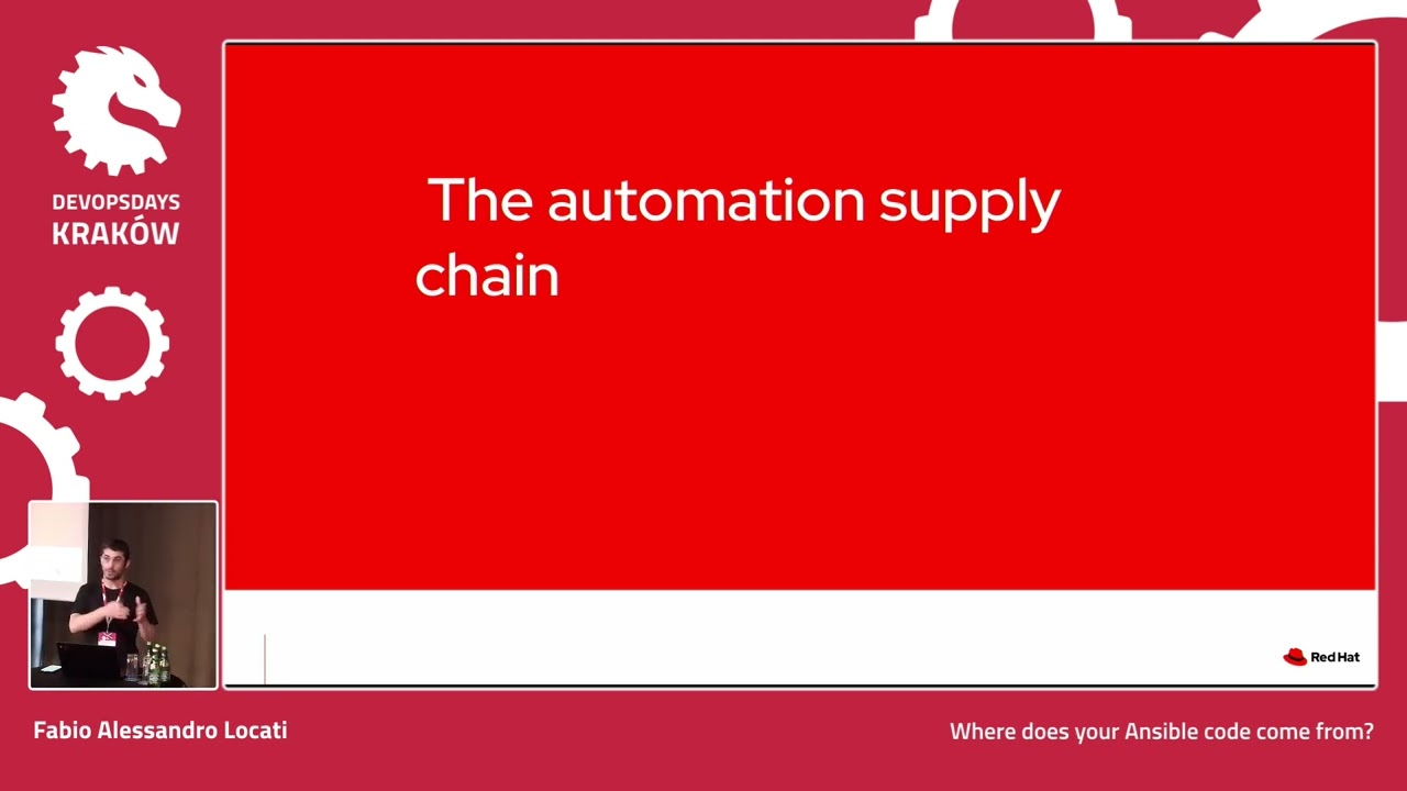 DevOpsDays Kraków 2024 - Where does your Ansible code come from? - Fabio Alessandro Locati