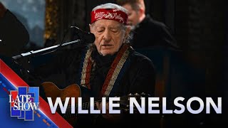 “I Never Cared For You” - Willie Nelson (LIVE on The Late Show)