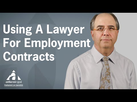 Why you need a lawyer for employment contracts