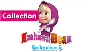 Máša a Medveď - tri anglické časti