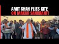Amit Shah Flies Kite In Ahmedabad On Makar Sankranti