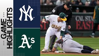 Yankees vs. A's Game Highlights (6/28/23) | MLB Highlights